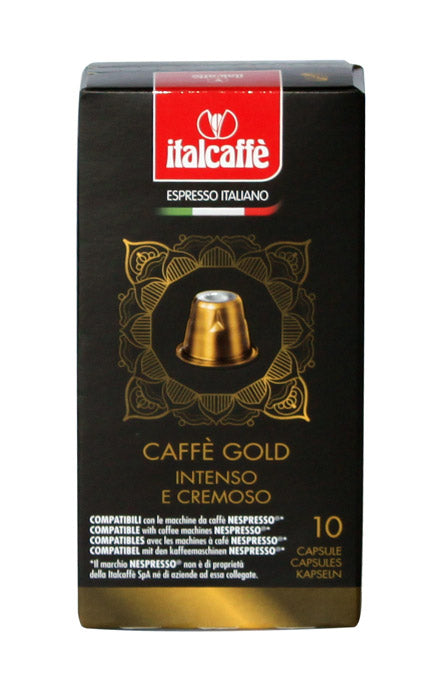 CAPSULES ITALCAFFÈ GOLD COMPATIBLES NESPRESSO – italcaffe