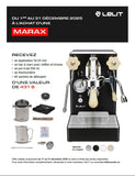 LELIT  MACHINE ESPRESSO LELIT MARA-X PL62X