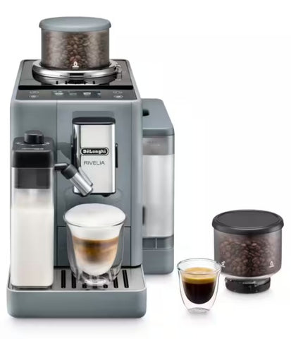 DELONGHI RIVELIA ONYX NOIR MACHINE À CAFÉ EXAM44055B
